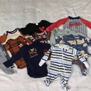 Newborn boy clothes bundle